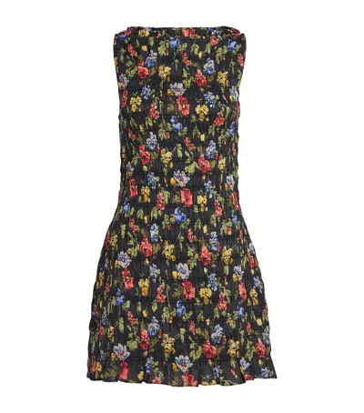 Doen Ramie Floral Gianna Mini Dress