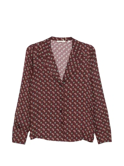 Doen Rania Paisley-print Shirt In Brown