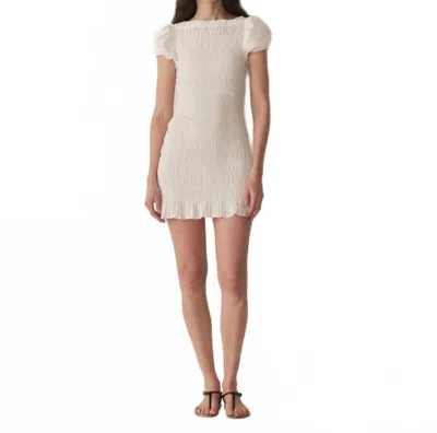 Doen Rizzo Dress In White In Neutral