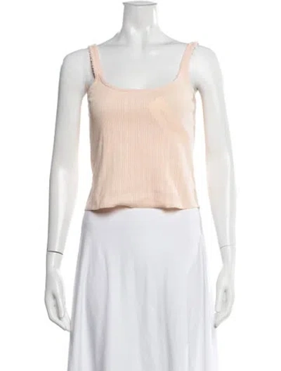 Pre-owned Doen Scoop Neck Sleeveless Top In Multi