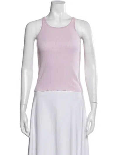 Pre-owned Doen Scoop Neck Sleeveless Top In Purple