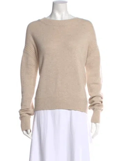 Pre-owned Doen Scoop Neck Sweater In Neutral