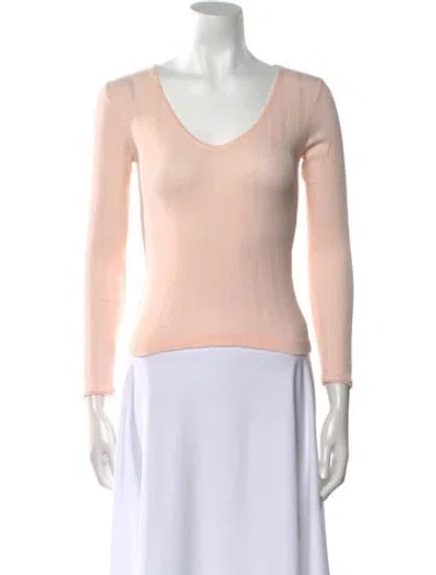 Pre-owned Doen Scoop Neck Sweater W/ Tags In Pink
