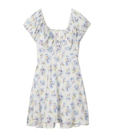 Doen Short Sleeve Dress In Blue