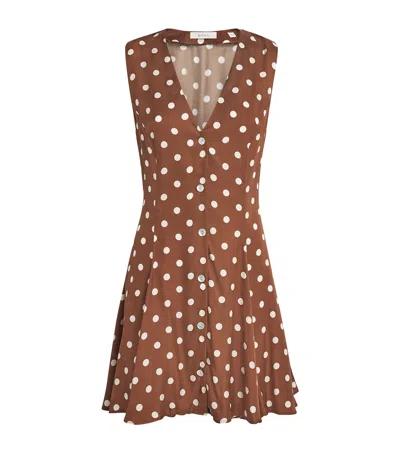 Doen Silk-blend Satin Aubrey Mini Dress