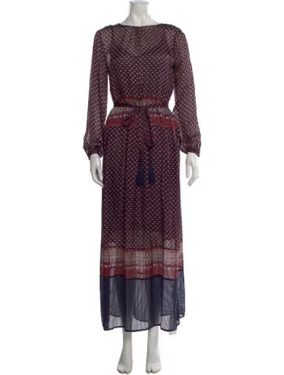 Pre-owned Doen Silk Long Dress