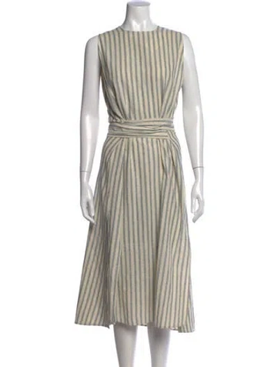 Pre-owned Doen Silk Midi Length Dress