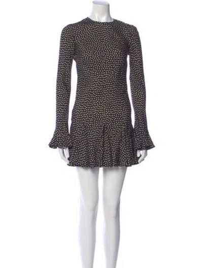 Pre-owned Doen Silk Mini Dress In Multi