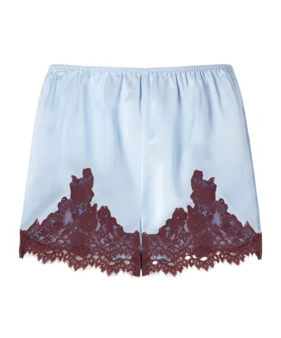 Doen Silk Shorts In Brown