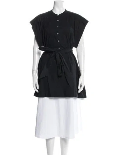 Pre-owned Doen Sleeveless Blouse In Black
