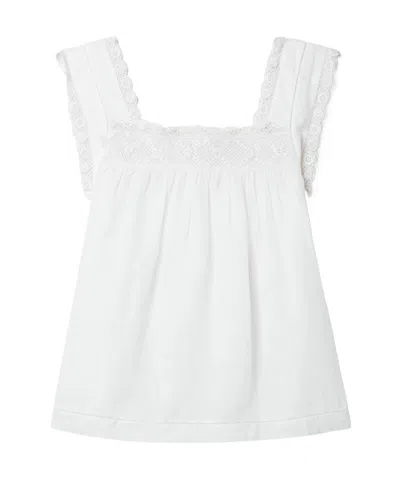 Doen Sleeveless Tops In White