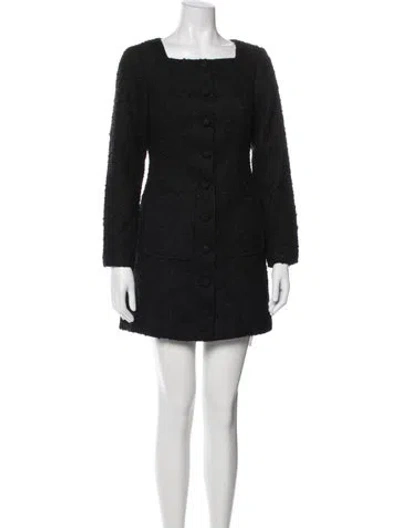 Pre-owned Doen Square Neckline Mini Dress In Multi