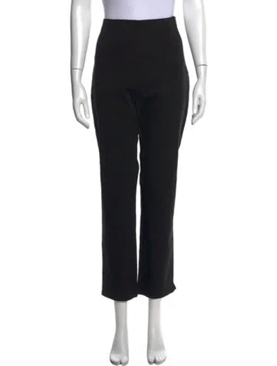 Pre-owned Doen Straight Leg Pants In Black