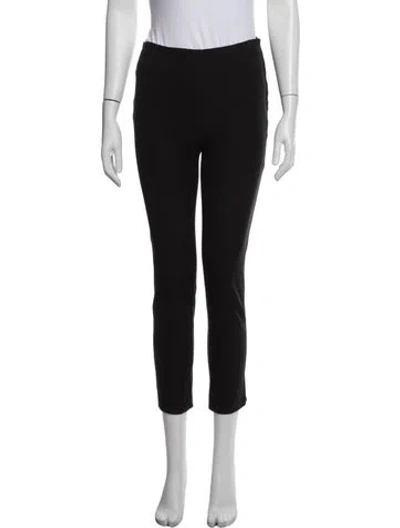 Pre-owned Doen Straight Leg Pants In Black