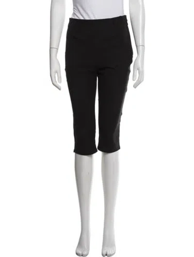 Pre-owned Doen Straight Leg Pants In Black
