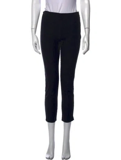 Pre-owned Doen Straight Leg Pants In Black