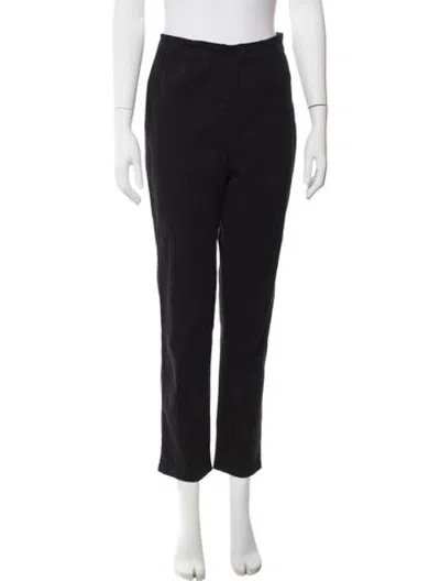 Pre-owned Doen Straight Leg Pants In Black
