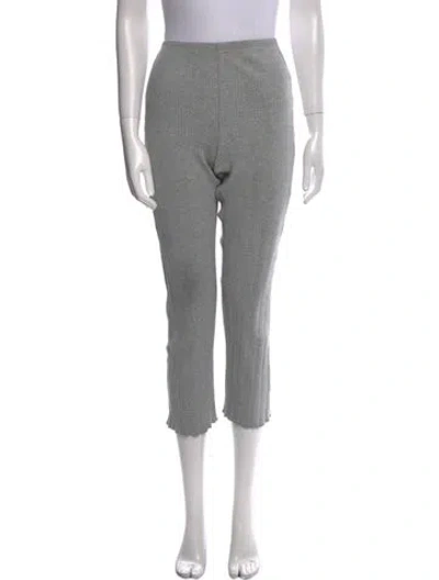 Pre-owned Doen Straight Leg Pants In Gray