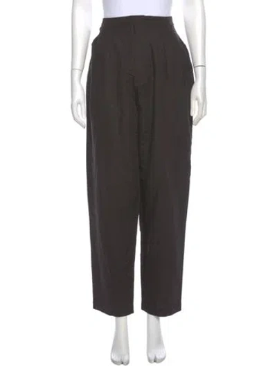 Pre-owned Doen Straight Leg Pants In Gray