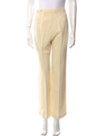 Pre-owned Doen Straight Leg Pants In Neutral