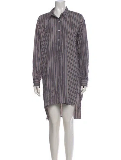 Pre-owned Doen Striped Knee-length Dress W/ Tags In Multi