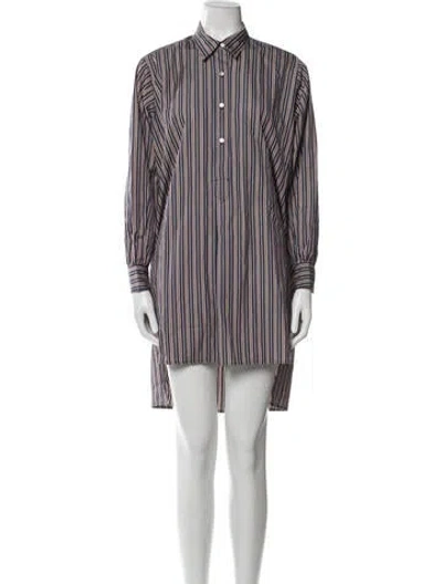 Pre-owned Doen Striped Knee-length Dress W/ Tags In Multi