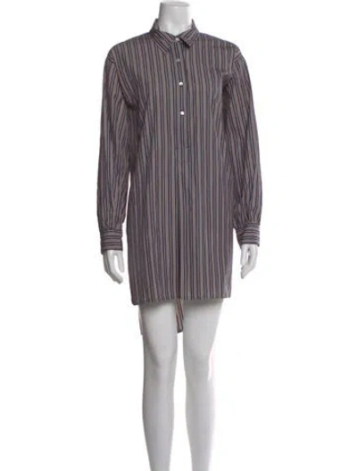 Pre-owned Doen Striped Mini Dress W/ Tags In Multi