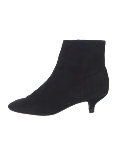 Pre-owned Doen Suede Boots In Black