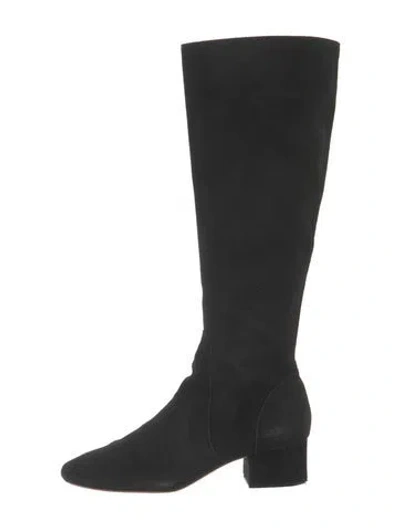 Pre-owned Doen Suede Boots In Black