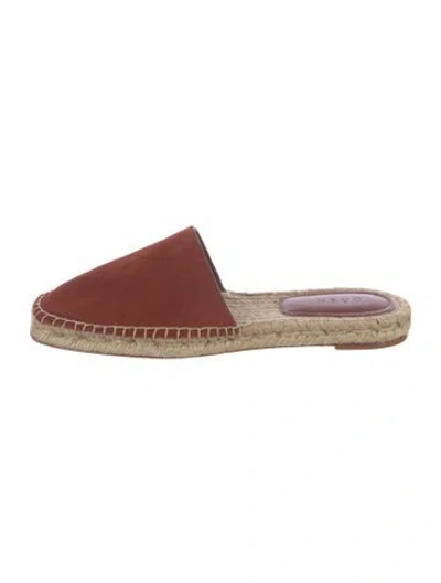 Pre-owned Doen Suede Espadrilles In Brown