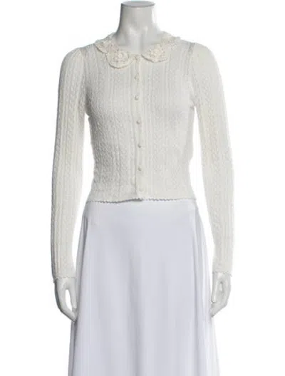 Pre-owned Doen Sweater In White