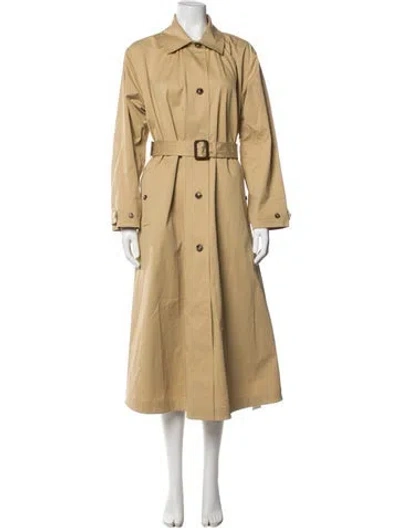Pre-owned Doen Trench Coat In Neutrals