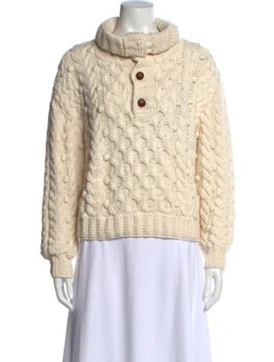 Pre-owned Doen Turtleneck Sweater In Neutral