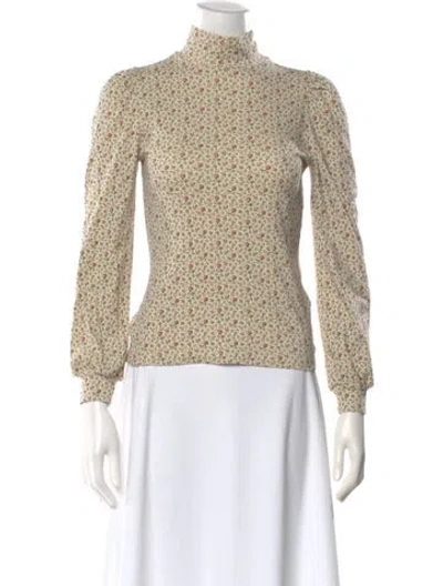 Pre-owned Doen Turtleneck Sweater In Neutral