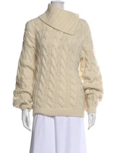 Pre-owned Doen Turtleneck Sweater In Neutral