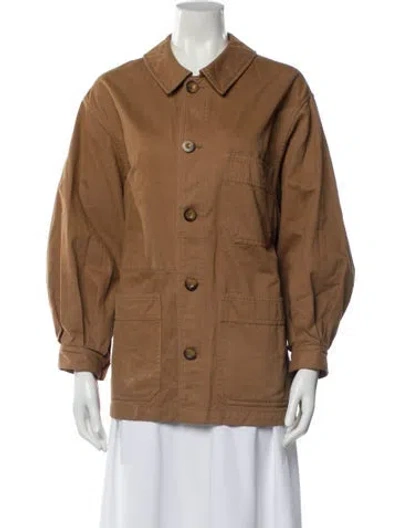 Pre-owned Doen Utility Jacket In Brown
