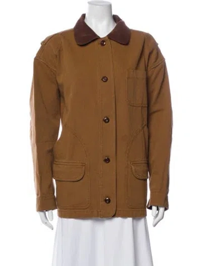 Pre-owned Doen Utility Jacket In Brown