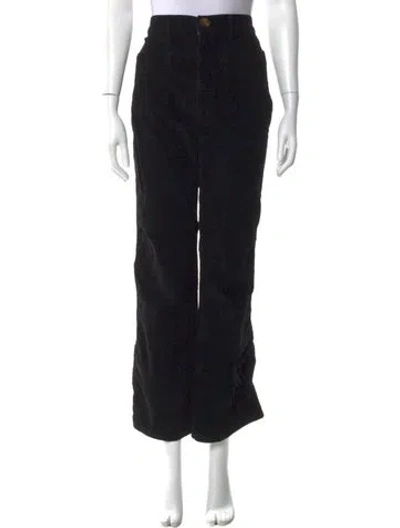 Pre-owned Doen Wide Leg Pants In Black