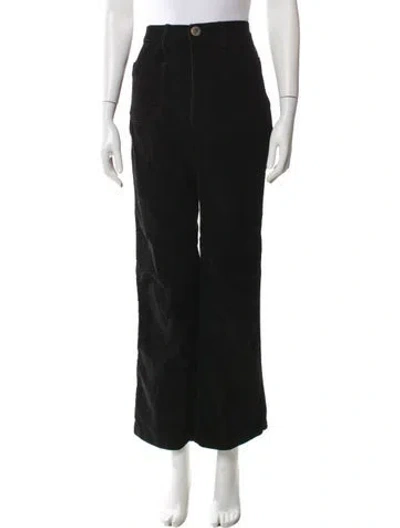 Pre-owned Doen Wide Leg Pants In Black