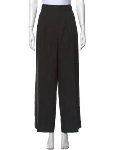 Pre-owned Doen Wide Leg Pants In Black