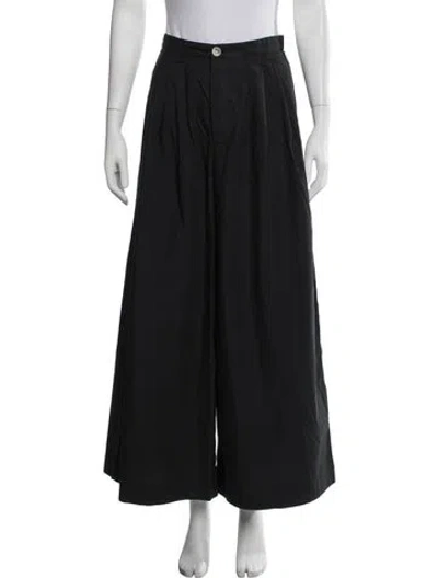 Pre-owned Doen Wide Leg Pants In Black