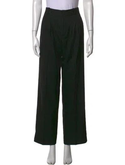 Pre-owned Doen Wide Leg Pants In Black