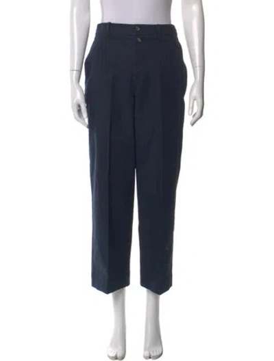 Pre-owned Doen Wide Leg Pants In Blue