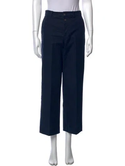 Pre-owned Doen Wide Leg Pants In Blue