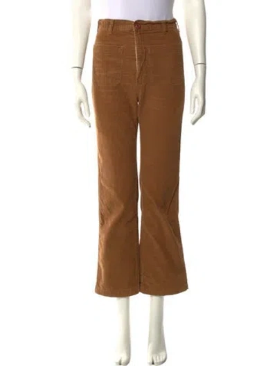 Pre-owned Doen Wide Leg Pants In Brown