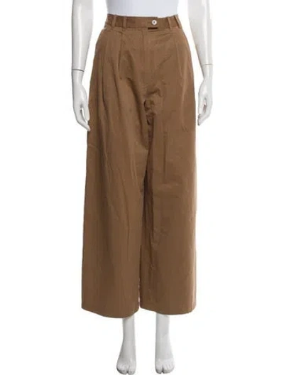 Pre-owned Doen Wide Leg Pants In Brown