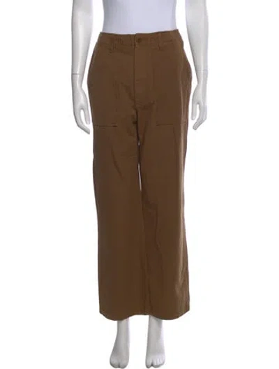 Pre-owned Doen Wide Leg Pants In Brown