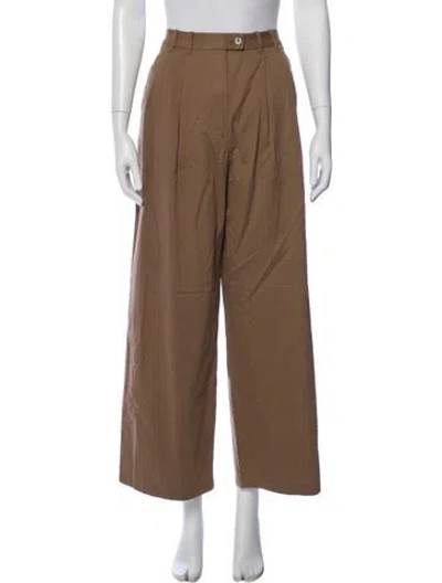 Pre-owned Doen Wide Leg Pants In Brown
