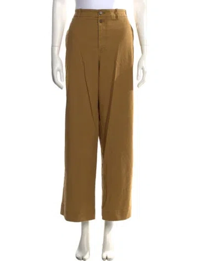 Pre-owned Doen Wide Leg Pants In Brown