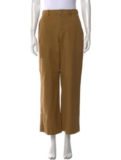 Pre-owned Doen Wide Leg Pants In Brown